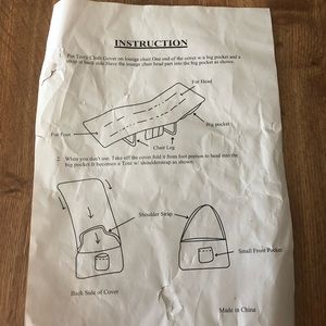 COPY - Beach towel tote